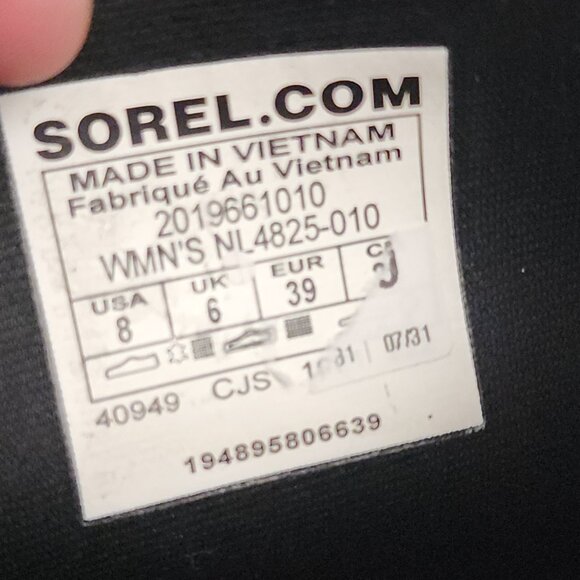 Sorel Kinetic Acadia Bootie Winter Waterproof ankle Boots Women's Size 8 - Picture 15 of 15